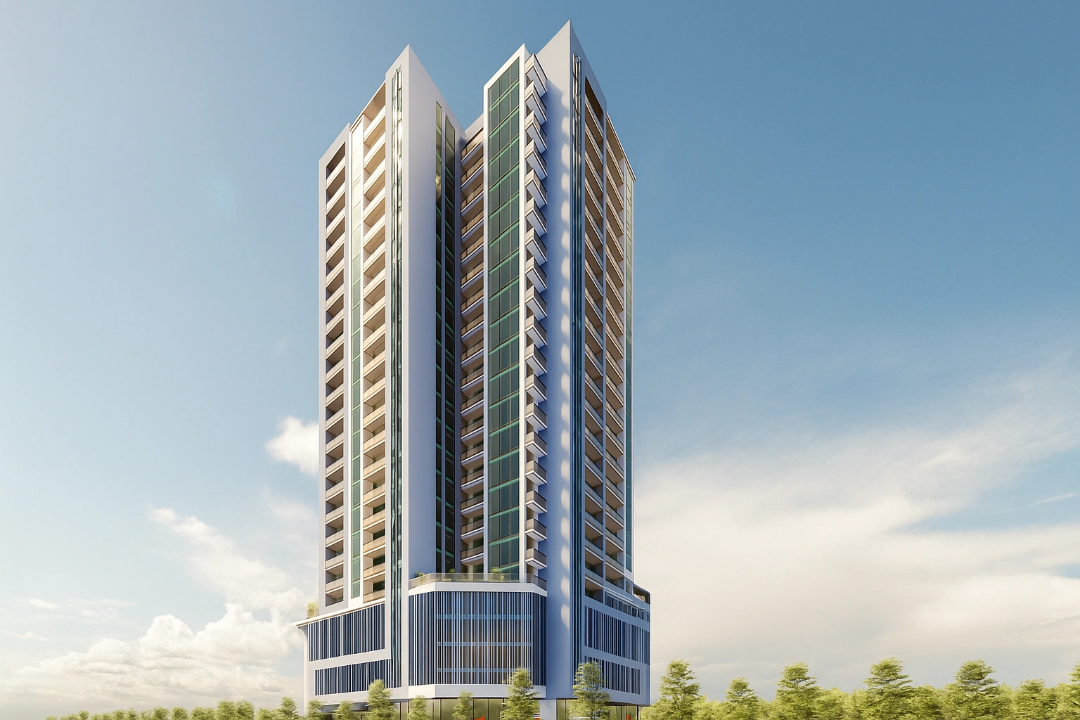 About First Option Contracting hero image showing construction excellence